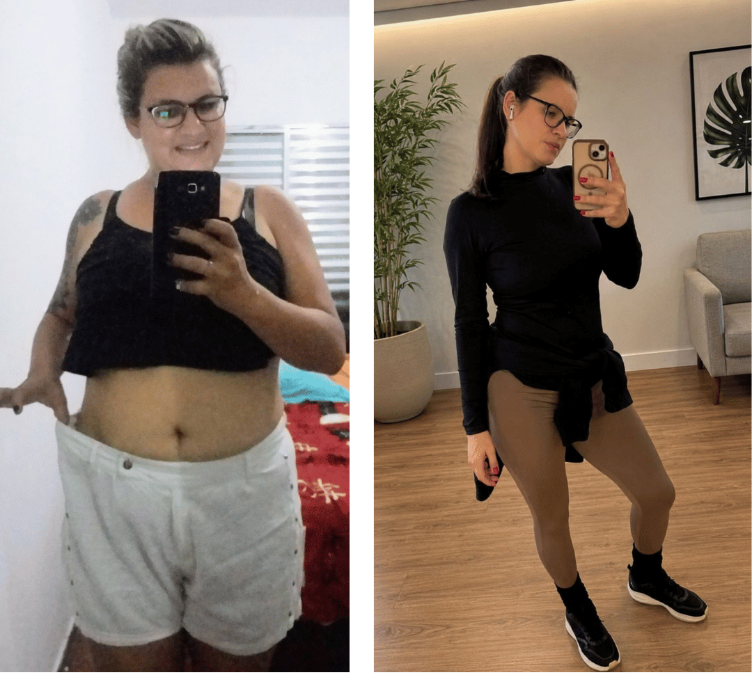 Antes e depois de Carla Mendes